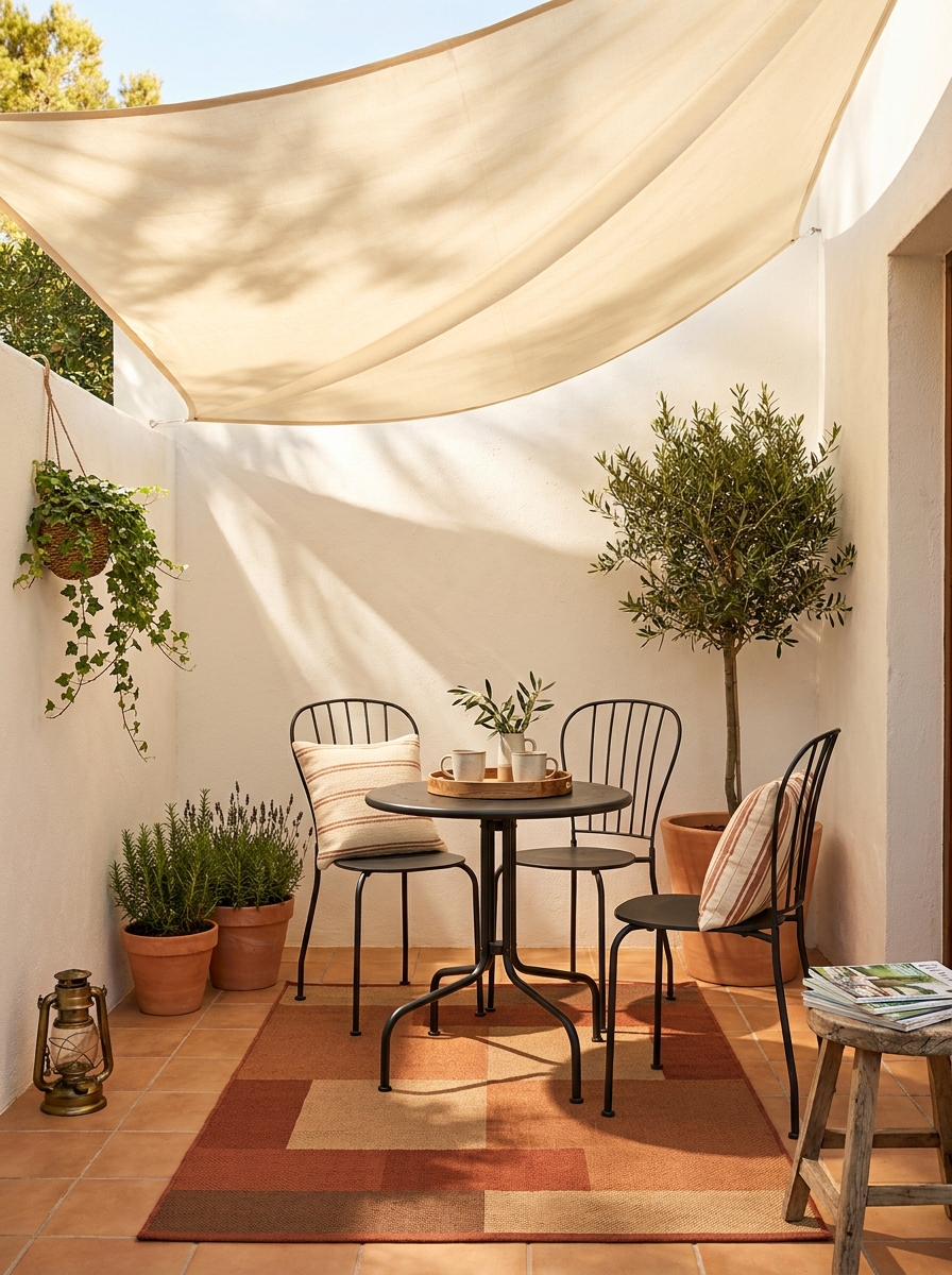String Up a Canopy or Shade Sail for Drama