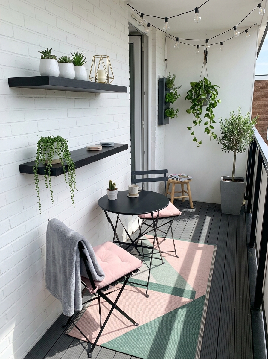 Install Simple Floating Shelves for Vertical Display