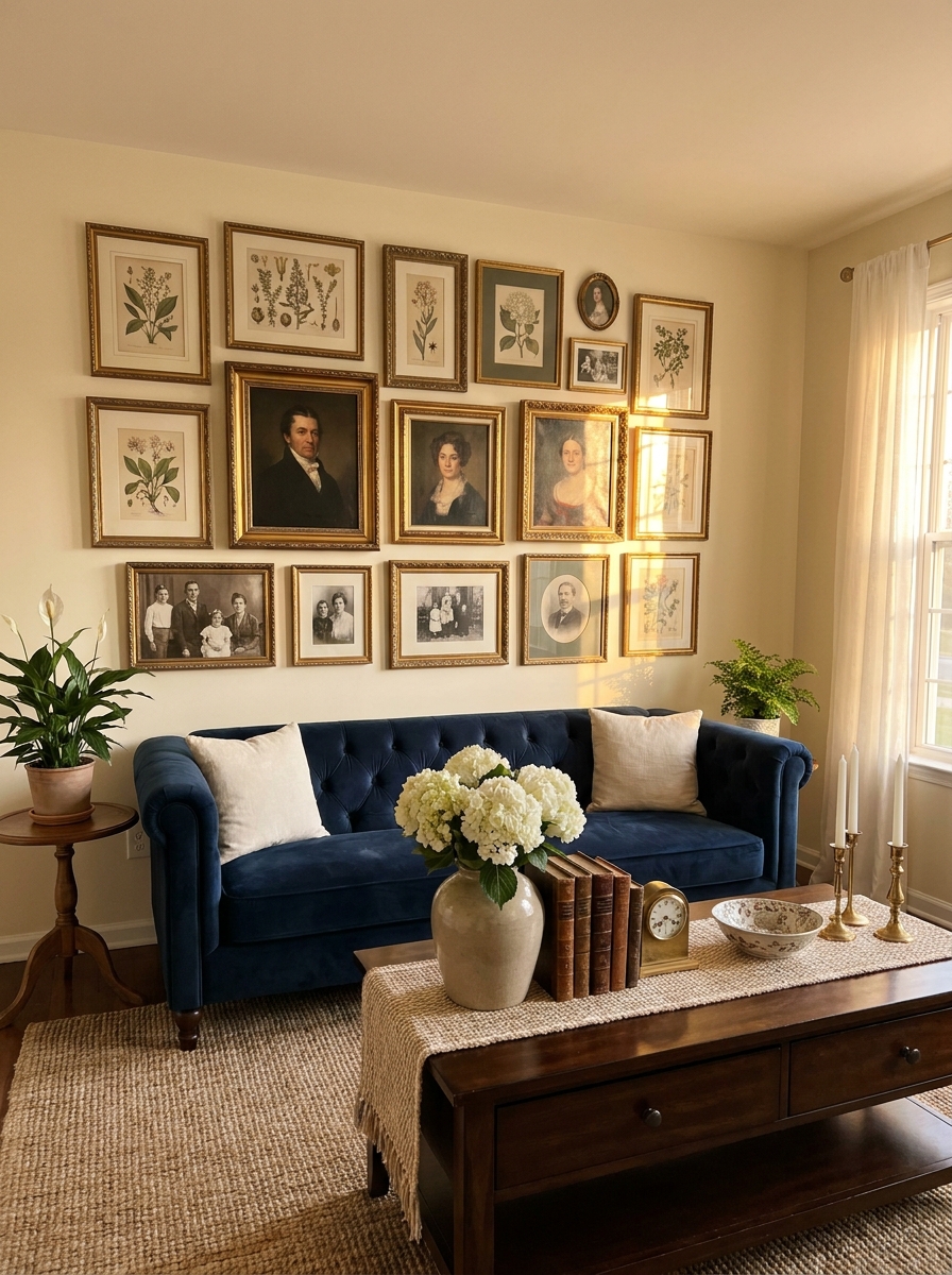 The Frame-the-Furniture Layout