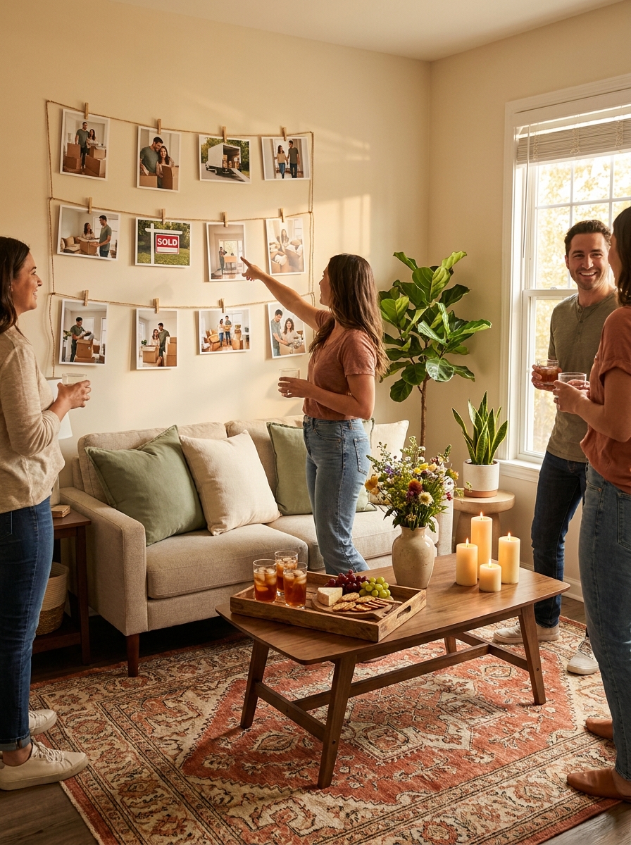 Photo Wall That Tells Your Moving Story