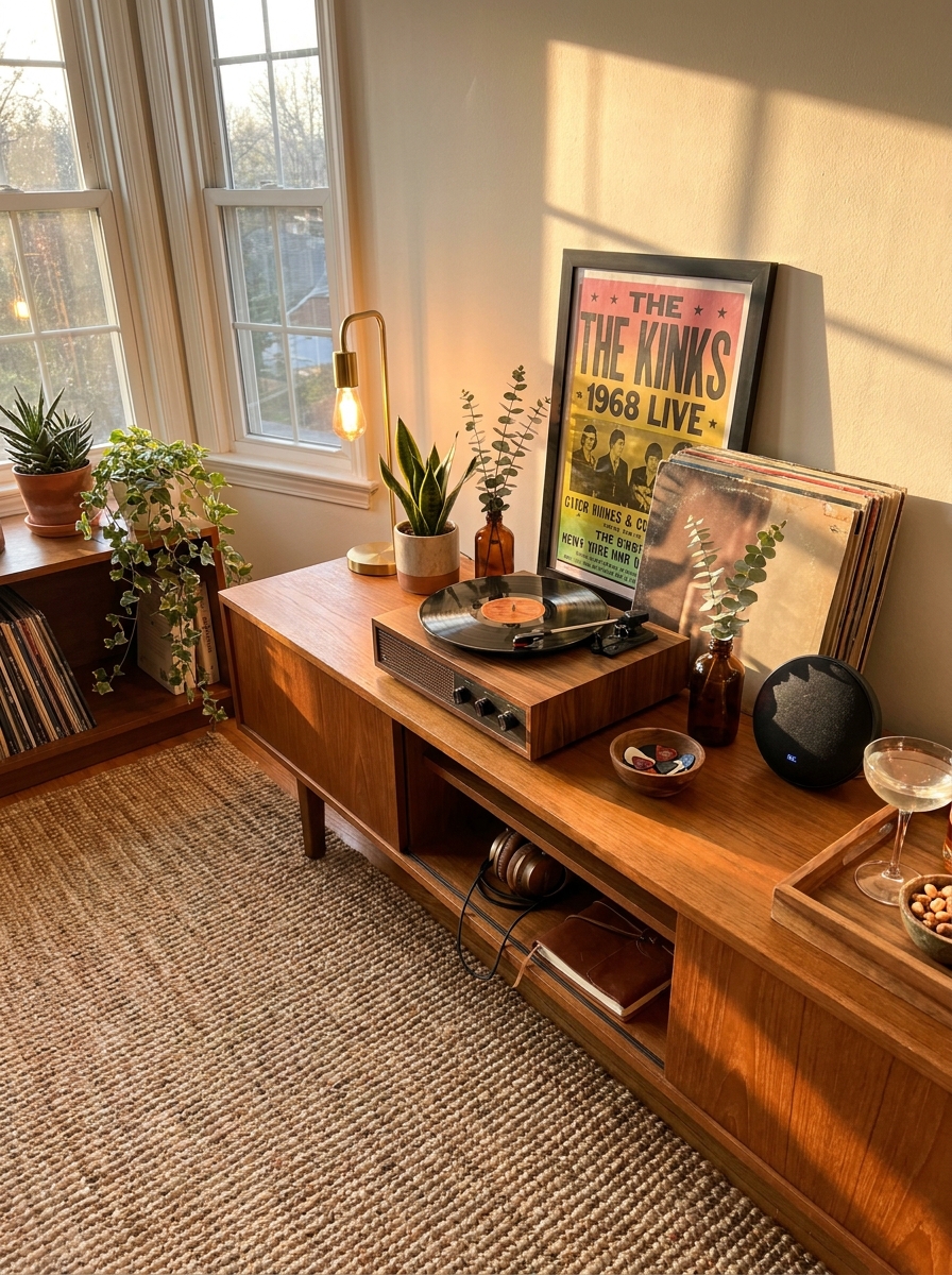 Music Corner With a Vintage Twist