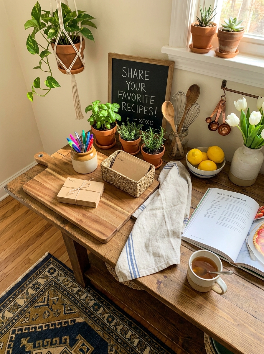 Recipe Card Station From Your New Kitchen