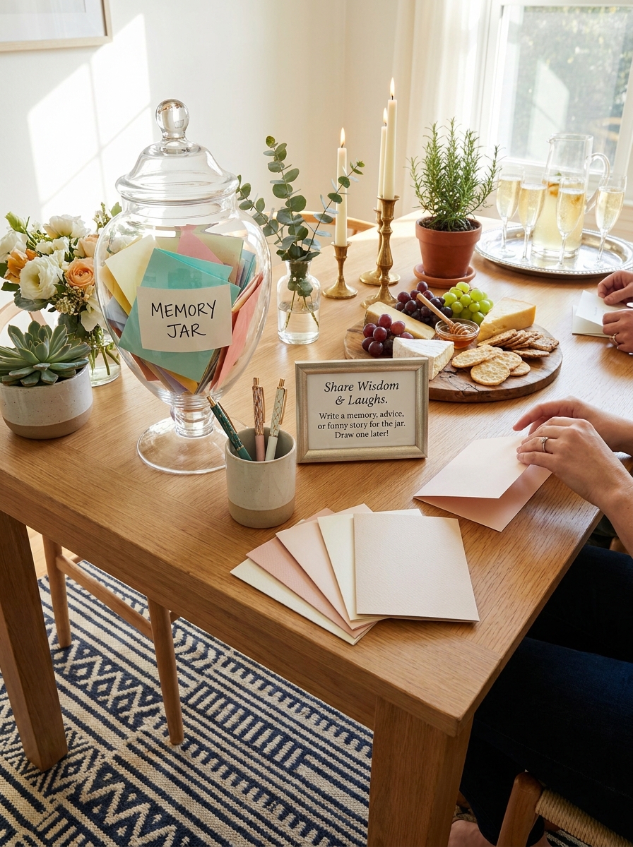 Memory Jar That Collects Wisdom and Laughs