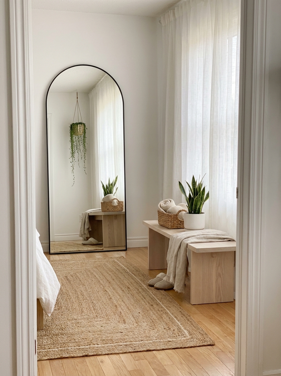 Oversized Leaning Mirrors