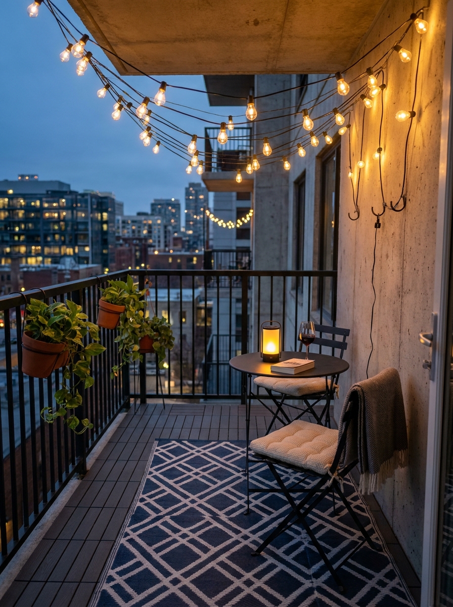 String Light Canopy Magic