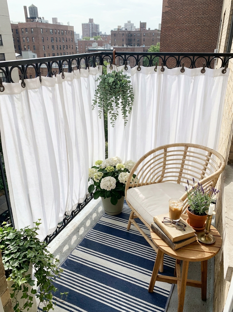 Cafe Curtain Privacy Panel