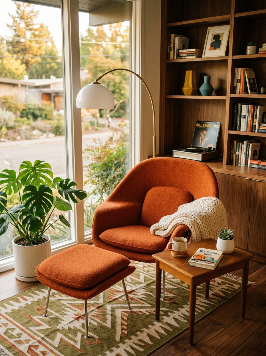 Create a Reading Nook with a Womb Chair