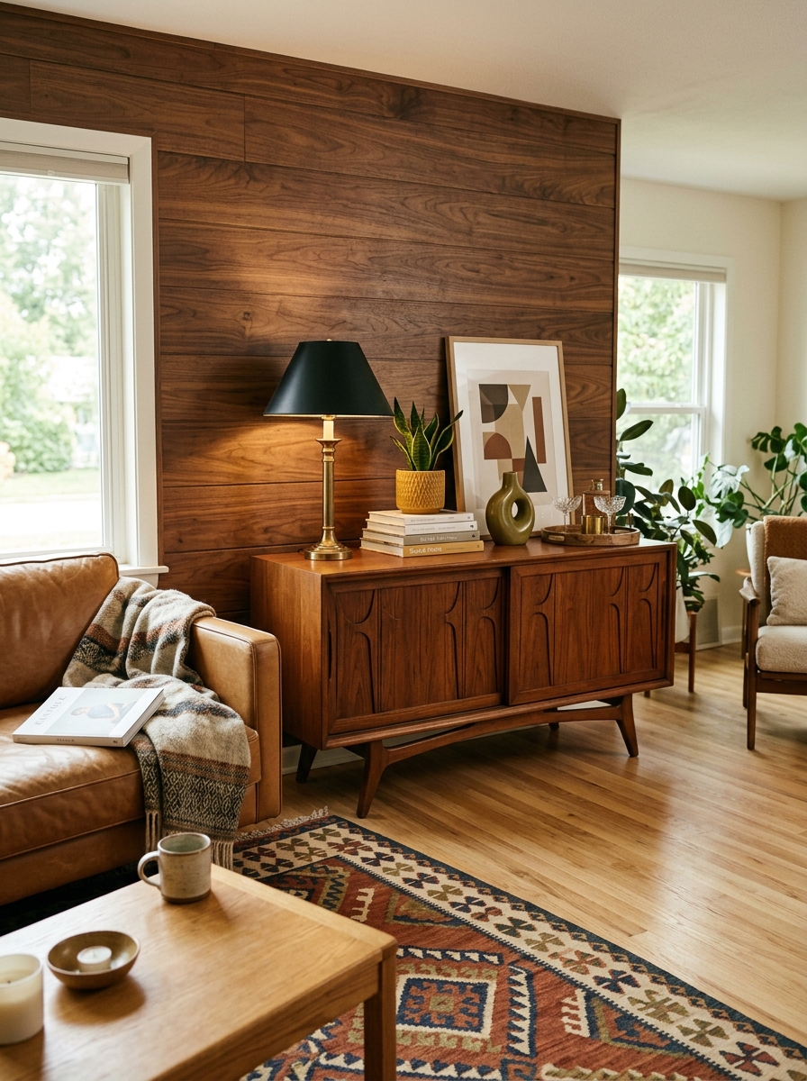 Let a Teak Credenza Steal the Show