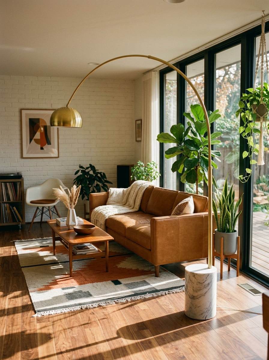 Bring in a Sculptural Floor Lamp