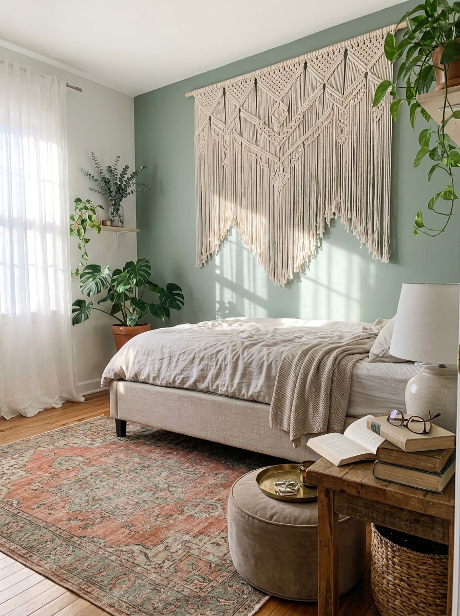 Woven Macramé or Textile Wall Hanging
