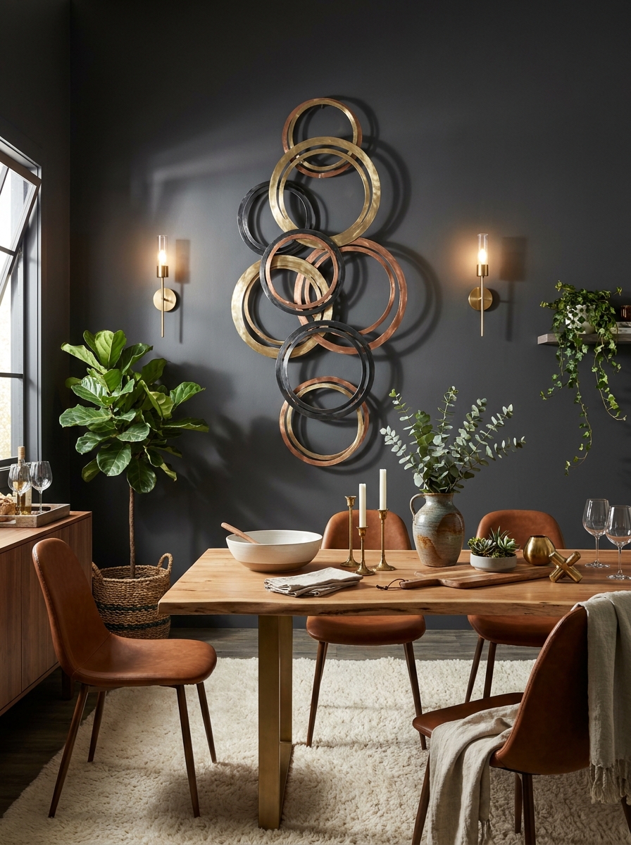 Sculptural Metal Wall Art or 3D Installation