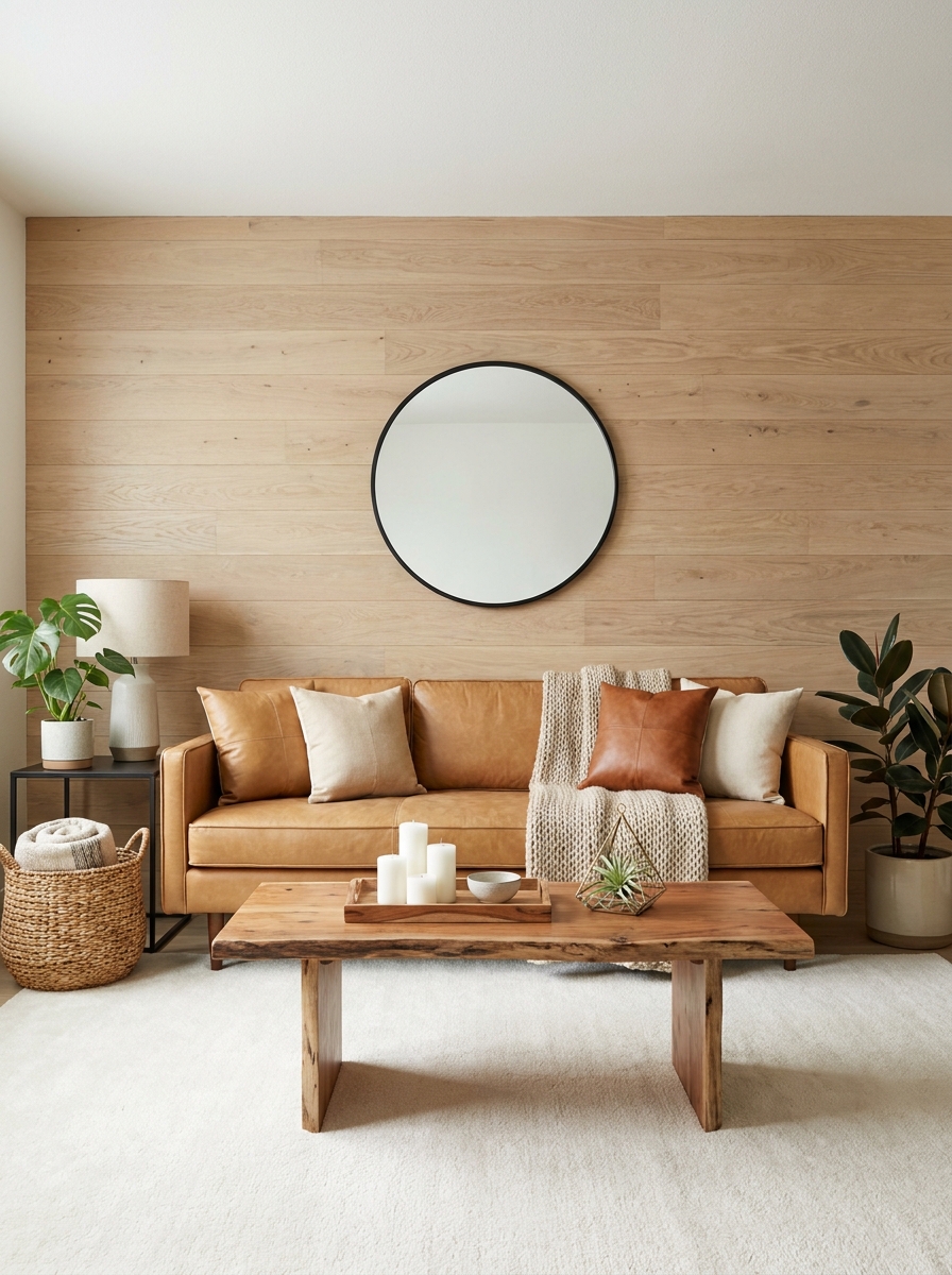 The Horizontal Wood Plank Accent Wall