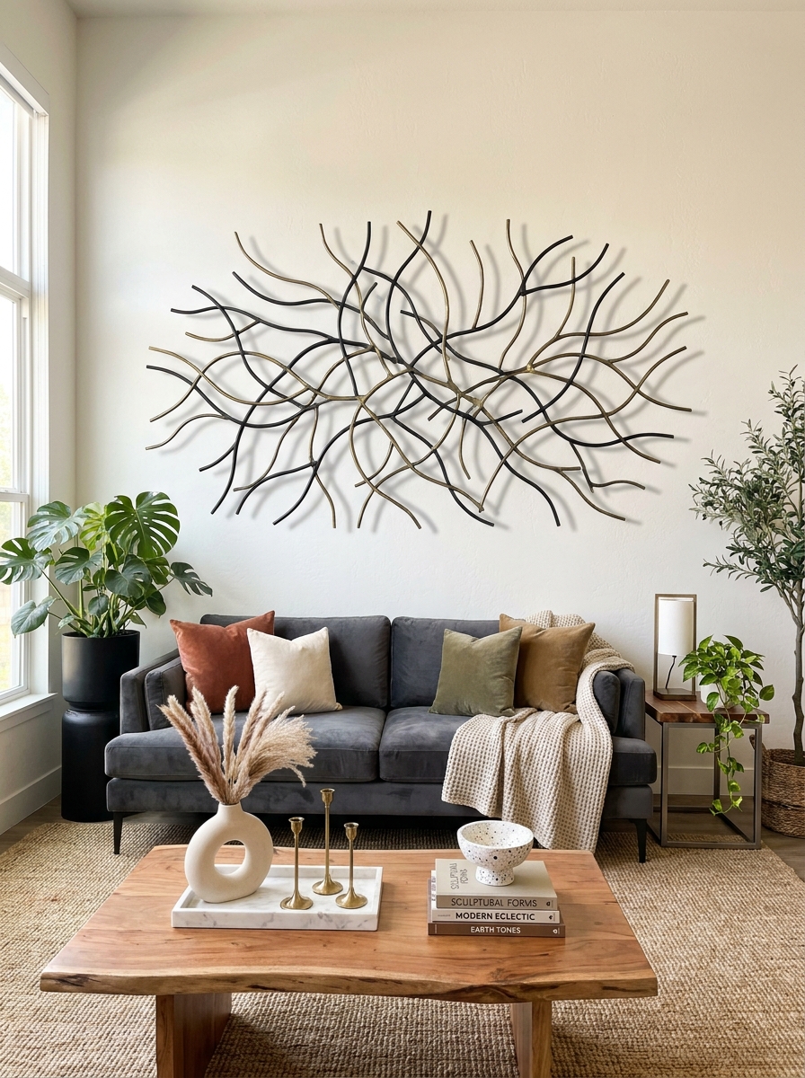 The Sculptural Metal Wall Art