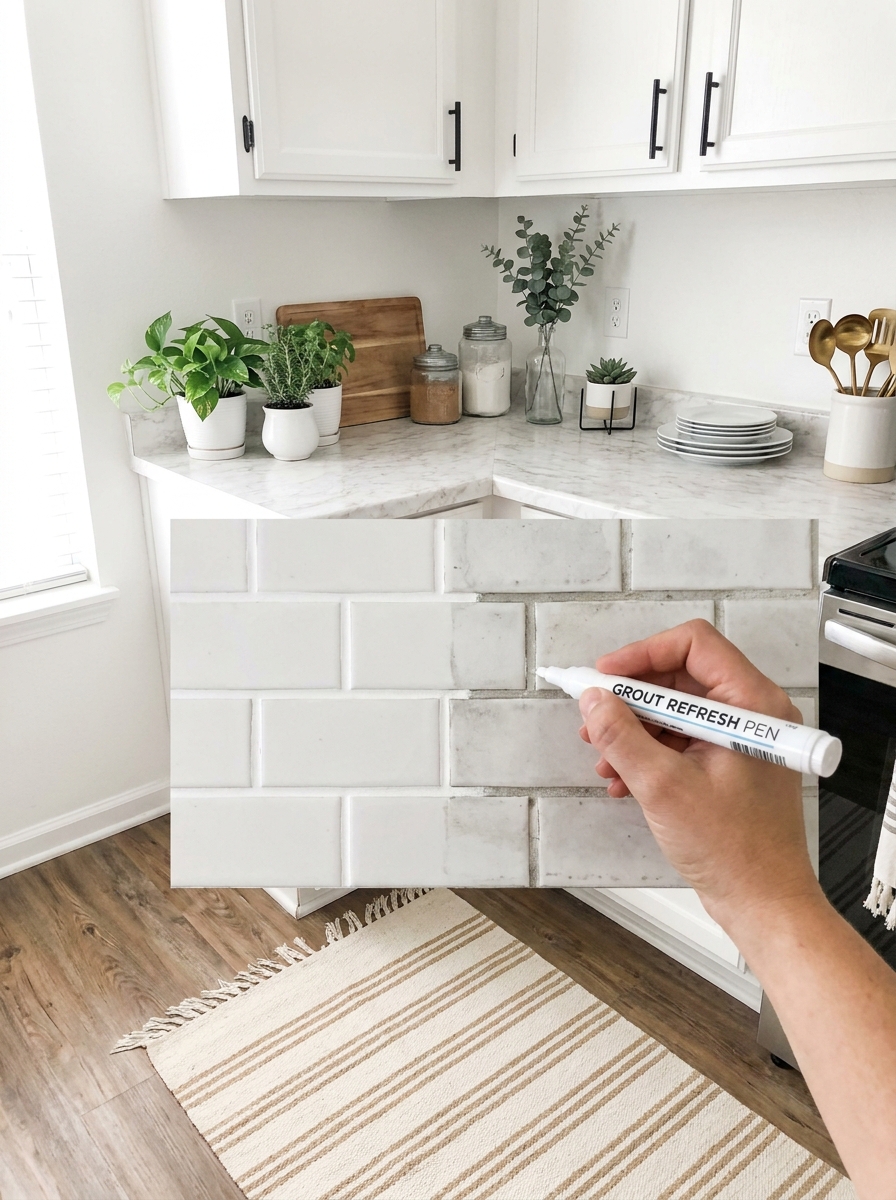Removable Grout Pen Magic for Dingy Tile