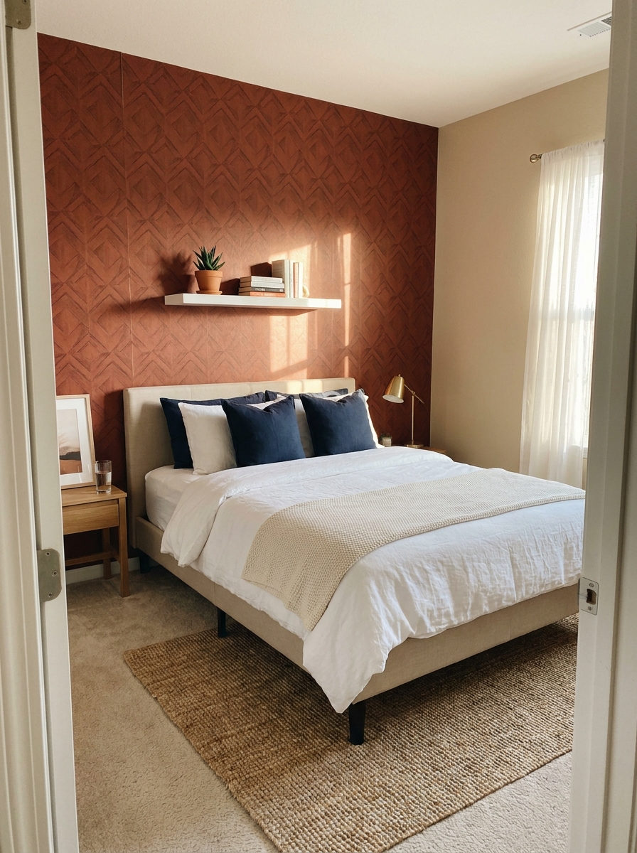 Removable Wallpaper Accent Wall Without the Commitment