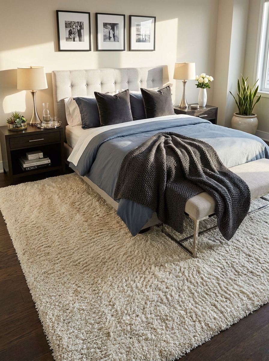 Add a Statement Rug to Anchor the Space
