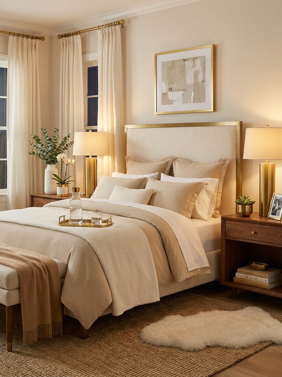 Introduce Metallic Accents for That Polished Gleam