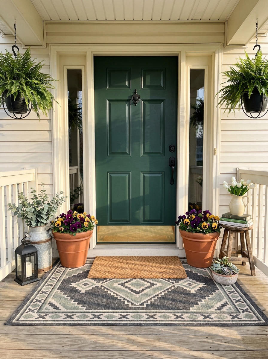 A Statement Door Color That Stops People in Their Tracks