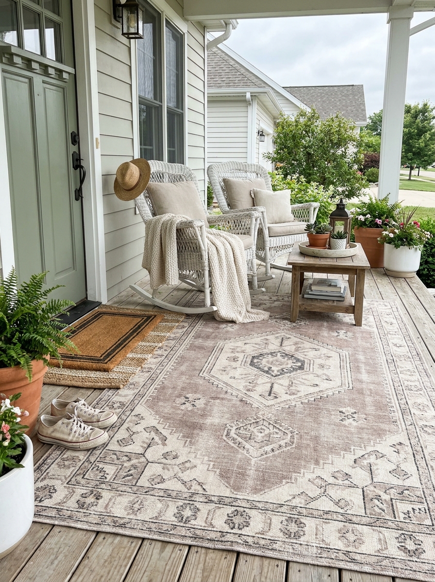 A Rug That's Actually Made for Outdoors (Your Indoor One Won't Last)