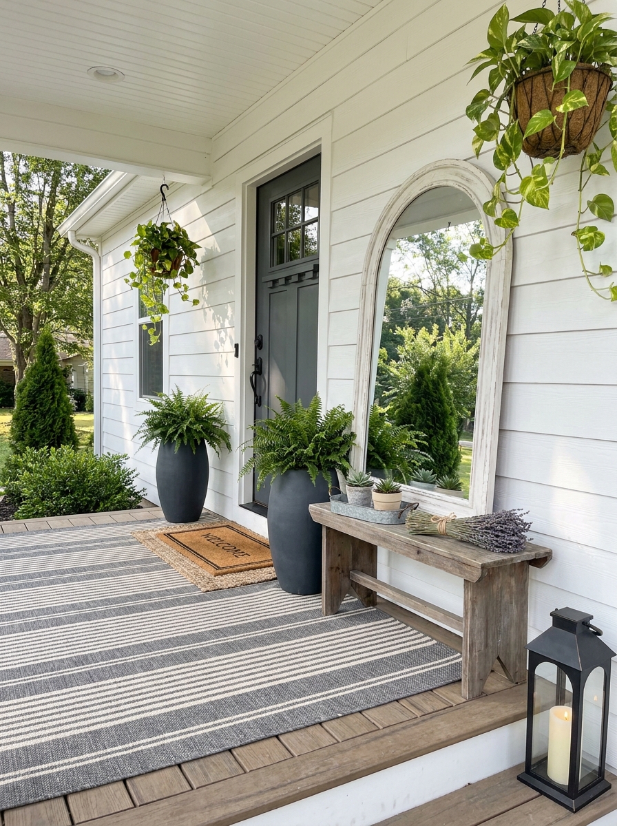 A Mirror That Makes Your Porch Feel Bigger (and Brighter)