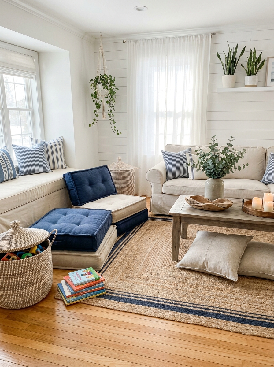 Modular Floor Cushions That Double as Extra Seating