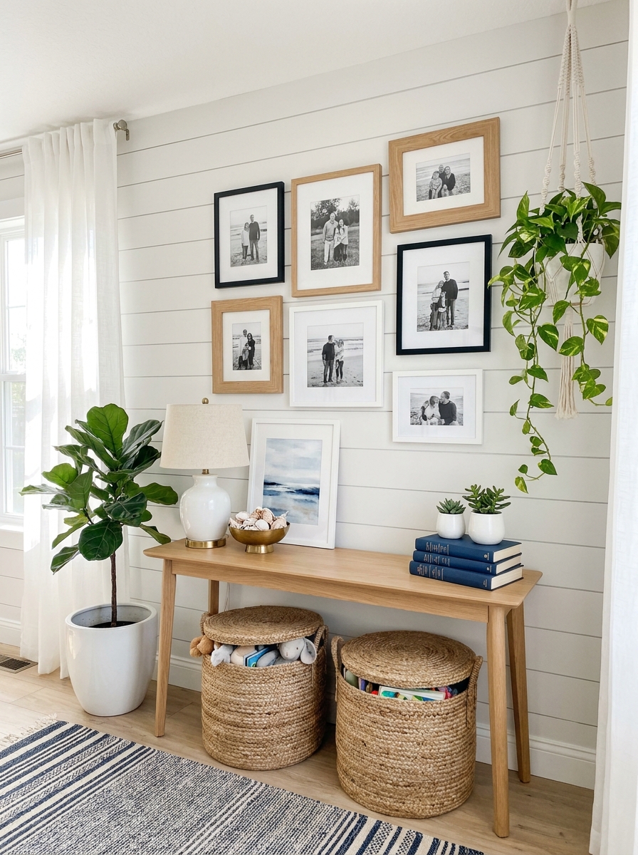 Gallery Wall Hung Higher Than Tiny Grabby Hands