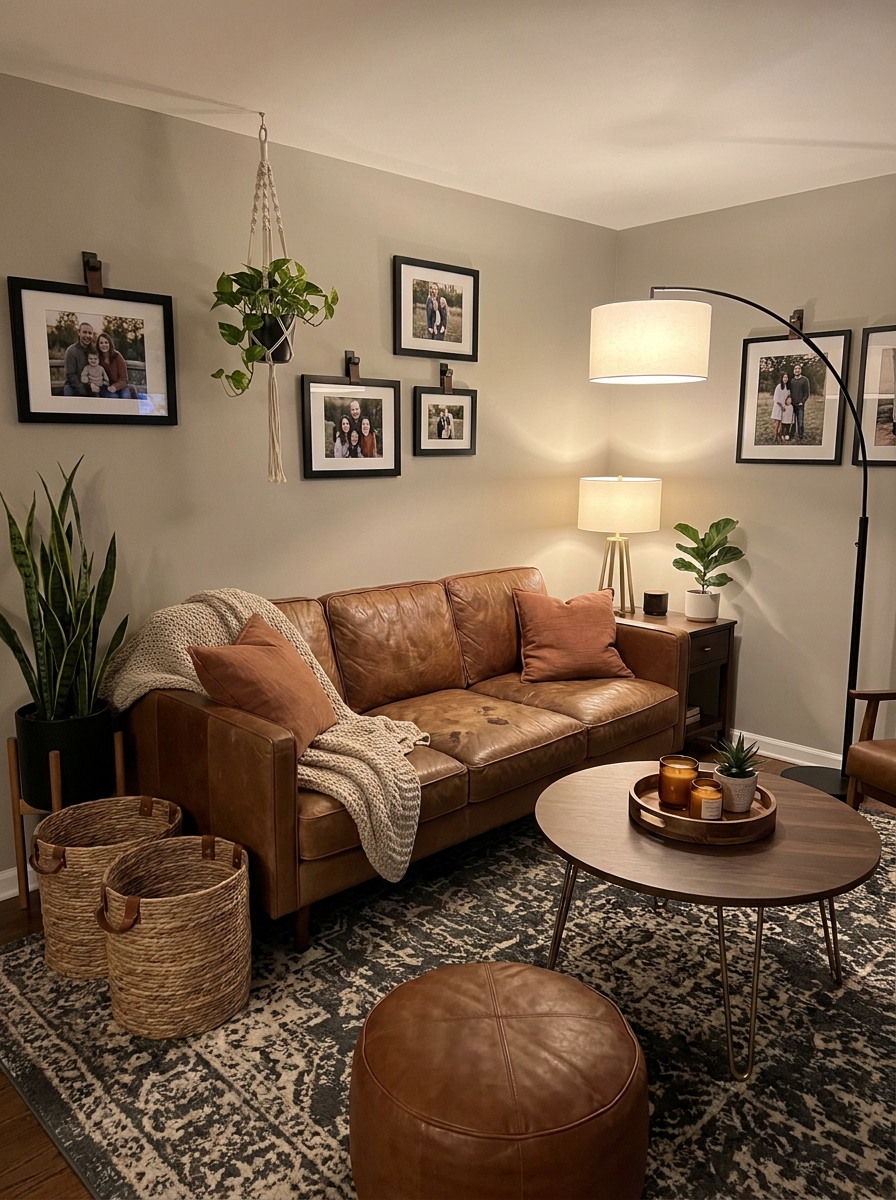 Leather Sofa That Actually Gets Better With Spills