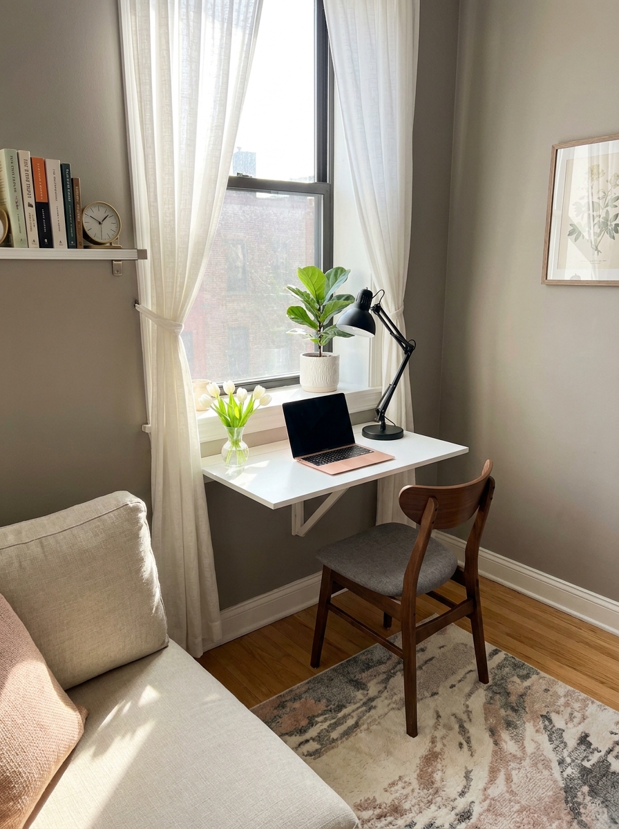 The Window-Facing Desk for Natural Light Lovers