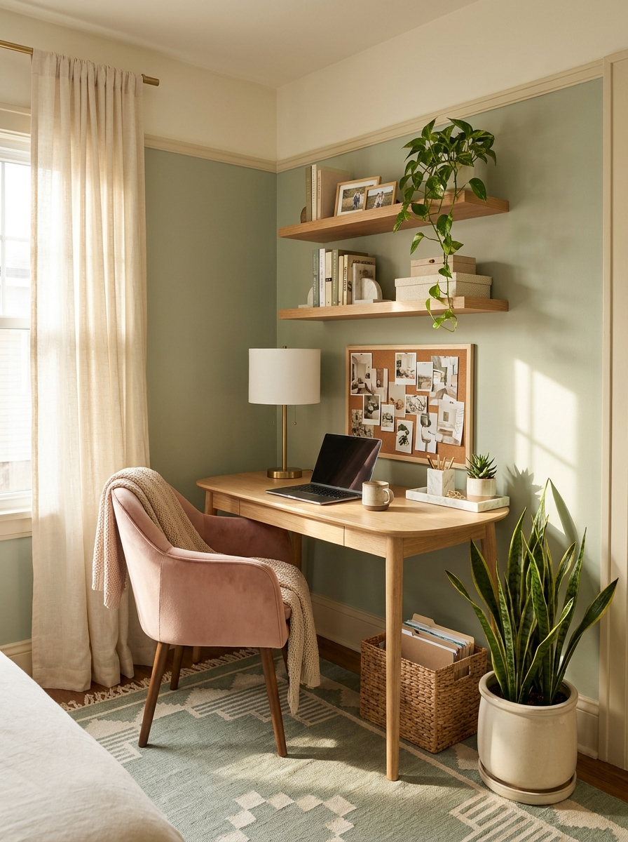 The Bedroom Corner Desk That Doesn't Scream 'Office'