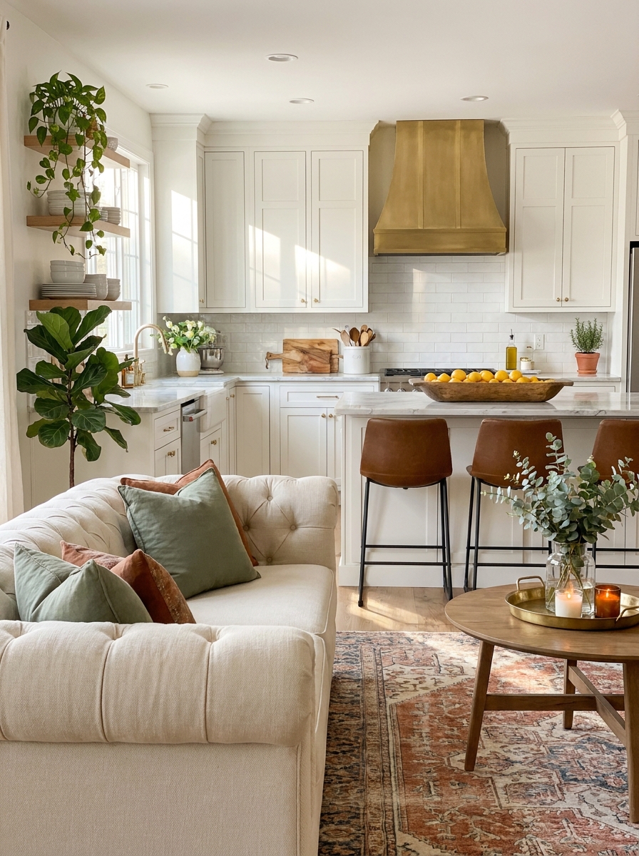 Frame Your Kitchen as Living Room Art