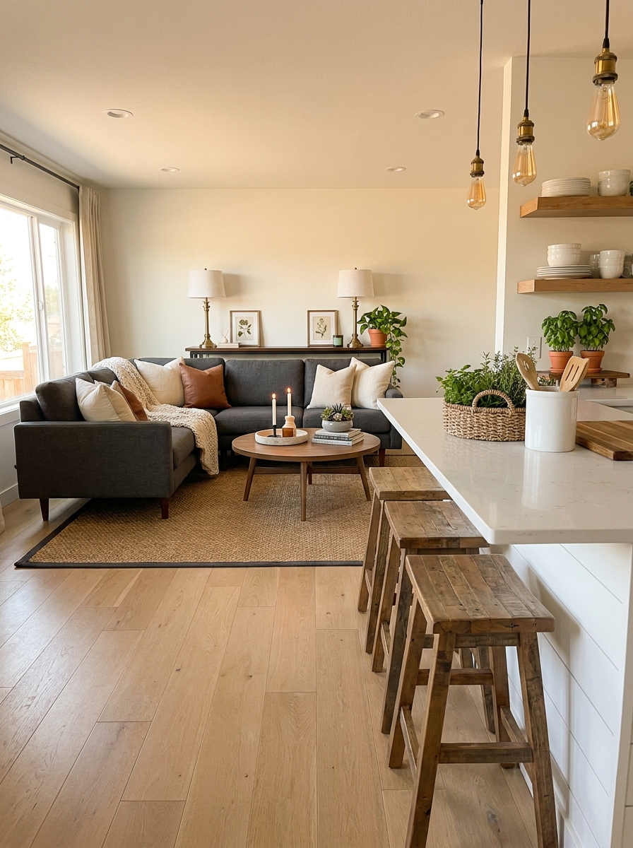 Float Your Sofa to Create Natural Traffic Flow