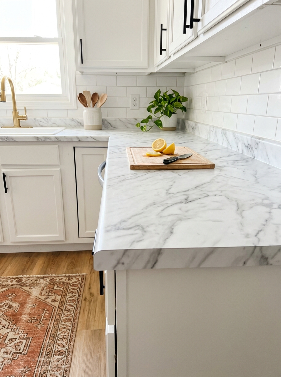 Contact Paper Marble Countertops