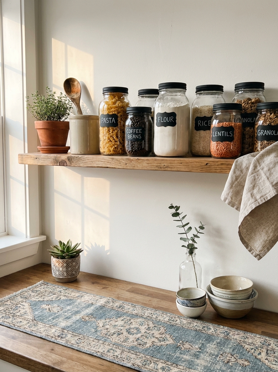 Upcycle Glass Jars Into Chic Storage Containers