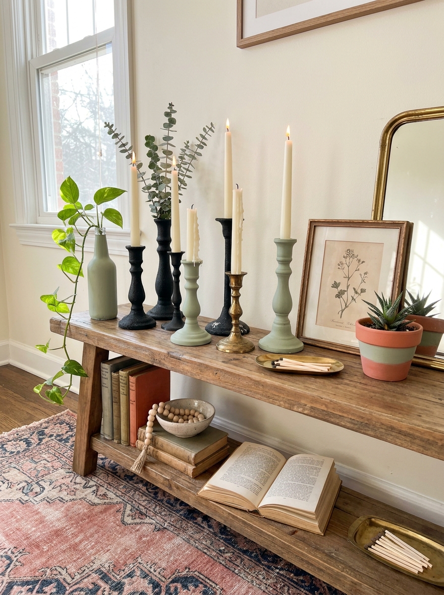 Give Thrift Store Candlesticks a Luxe Makeover