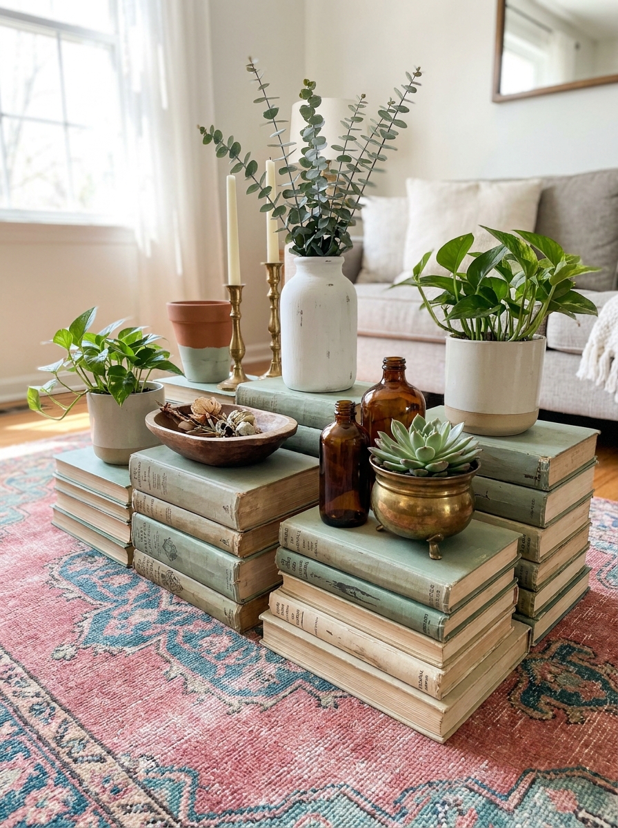 Transform Old Books Into Stylish Risers