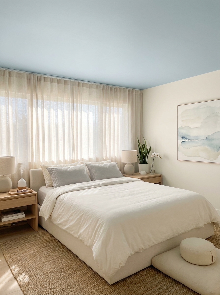 Avoid Overhead Beams Above the Bed