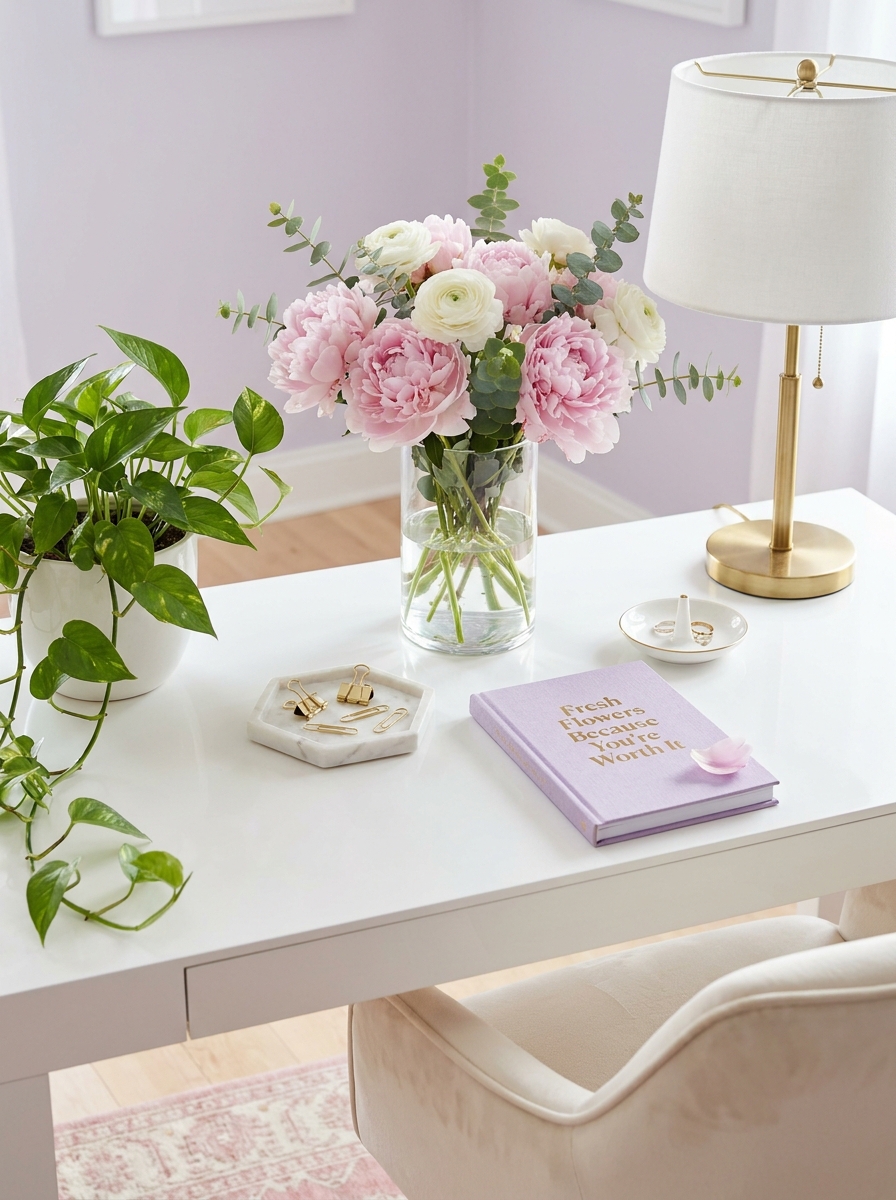 Fresh Flowers Because You're Worth It