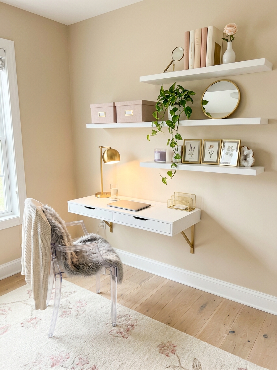 Floating Shelves Styled Like a Dream