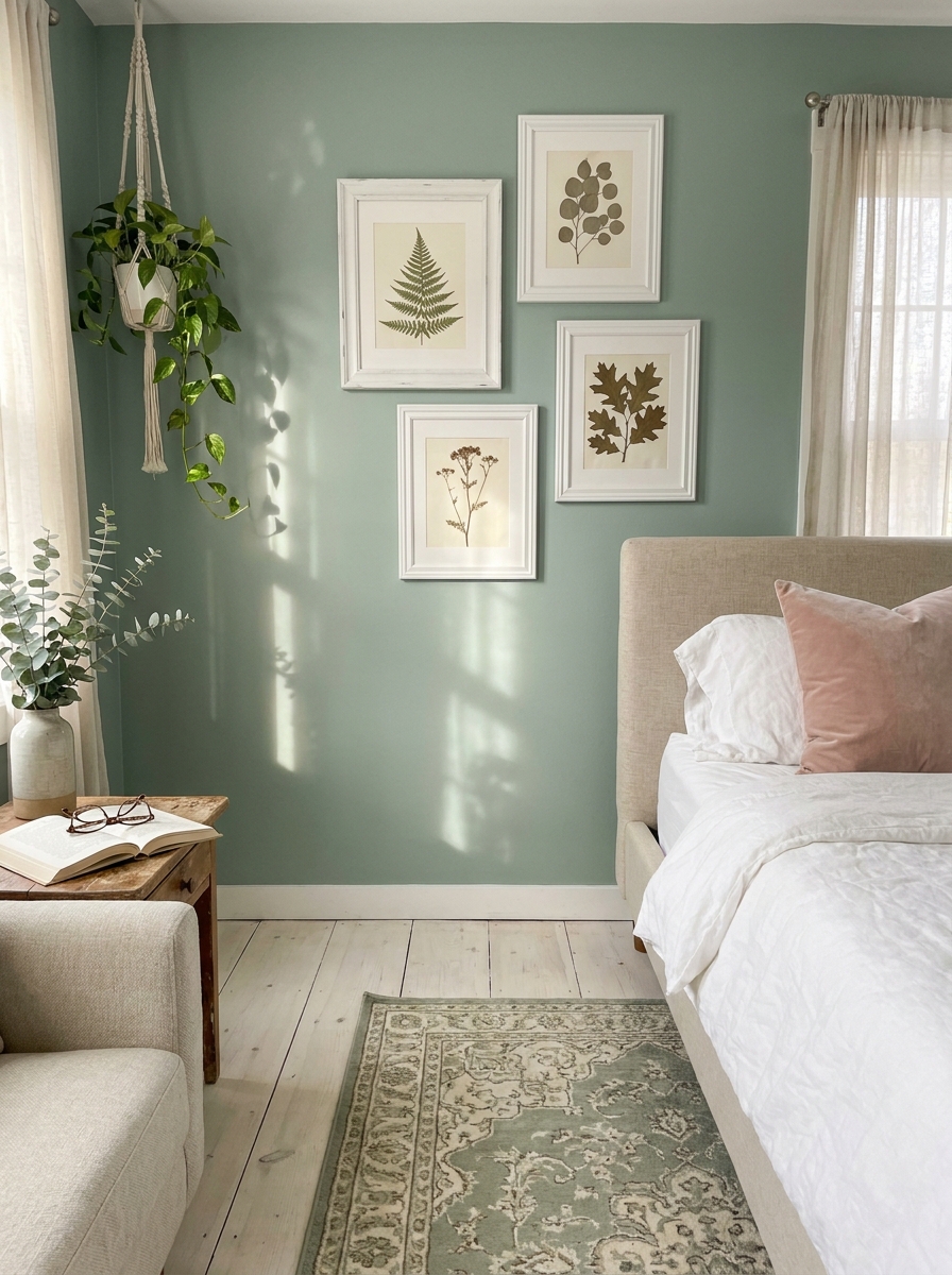 Pressed Botanical Frames from Your Backyard