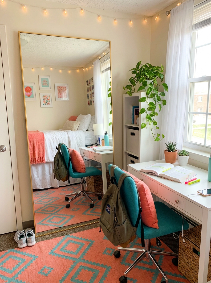 Mirror Placement That Multiplies Space