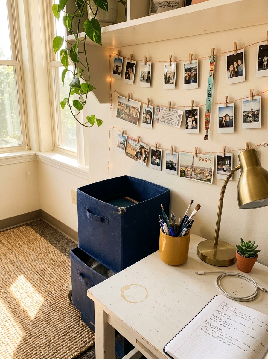 Clip String Lights for Instant Photo Display