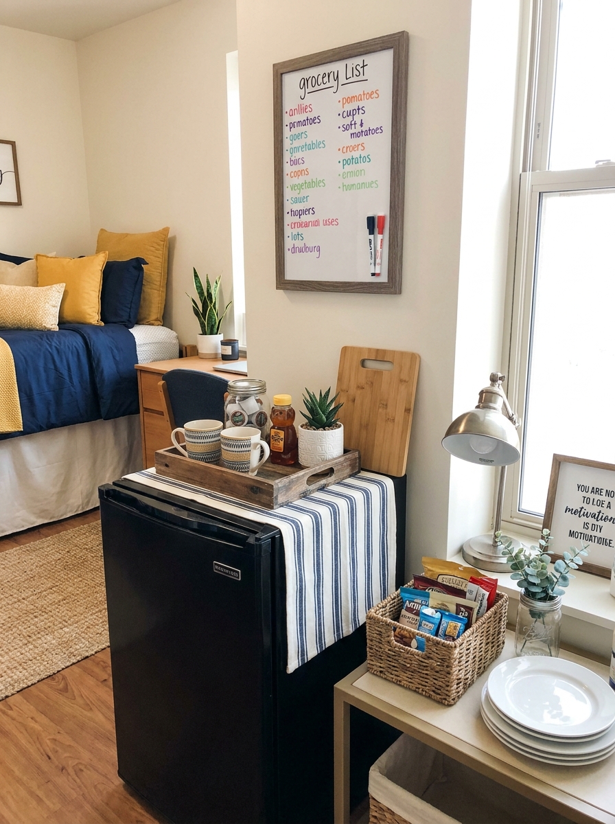 Personal Mini Fridge Styling Station