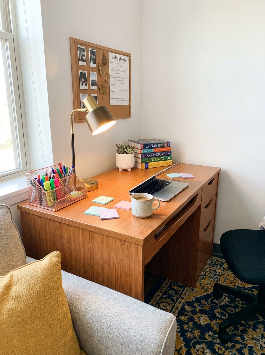 Command Center Desk Organization
