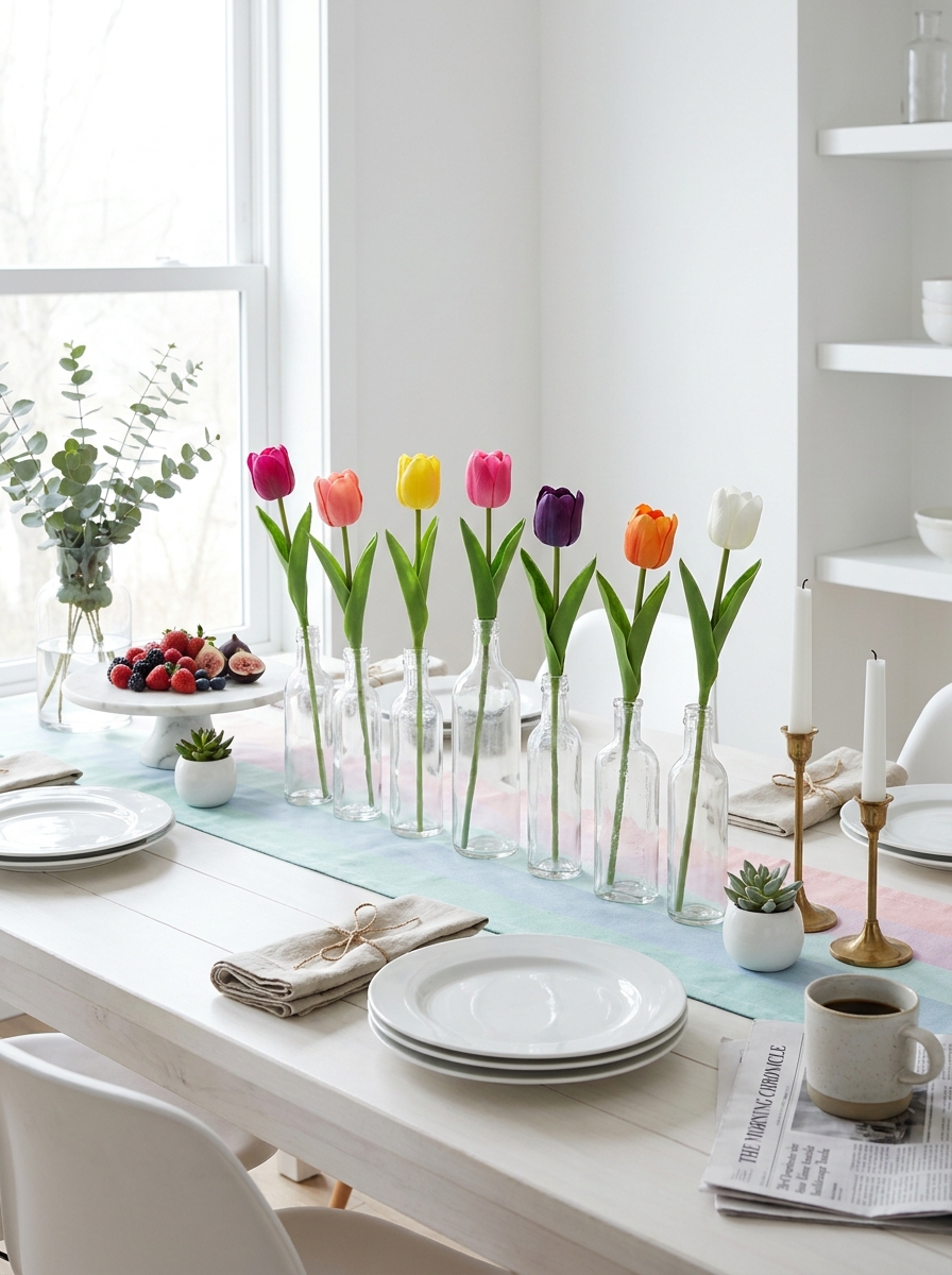 Rainbow Tulip Collection in Individual Bottles