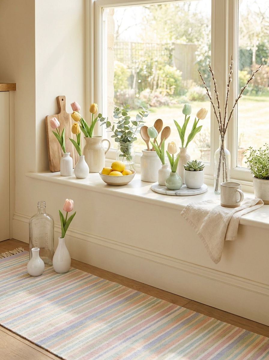Window Sill Mini Tulip Garden