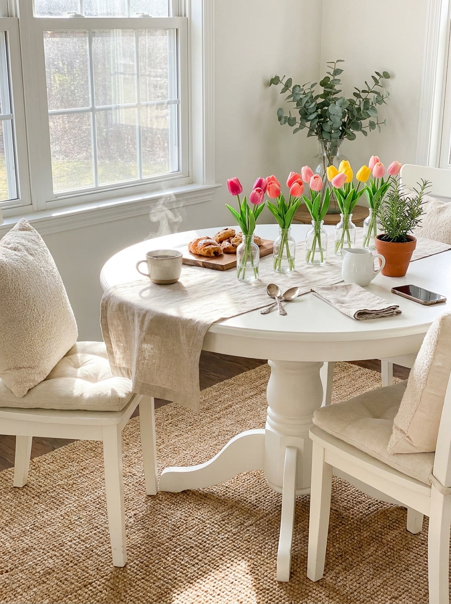 Breakfast Nook Table Runner Display
