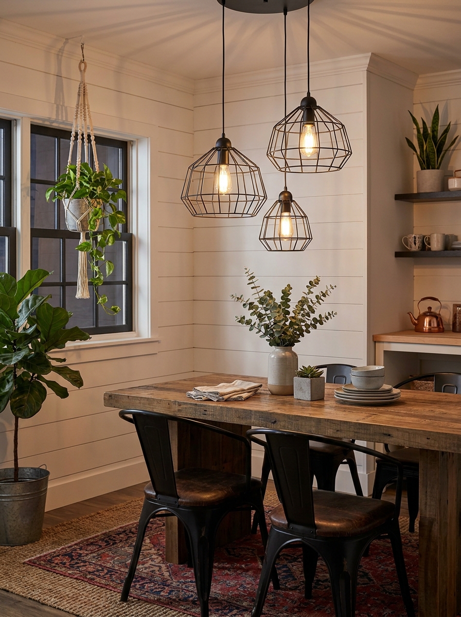 Industrial Cage Pendants That Add Edge Without Trying Too Hard