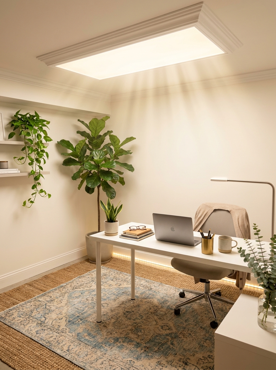 Skylight Simulation for Basement Rooms and Dark Spaces