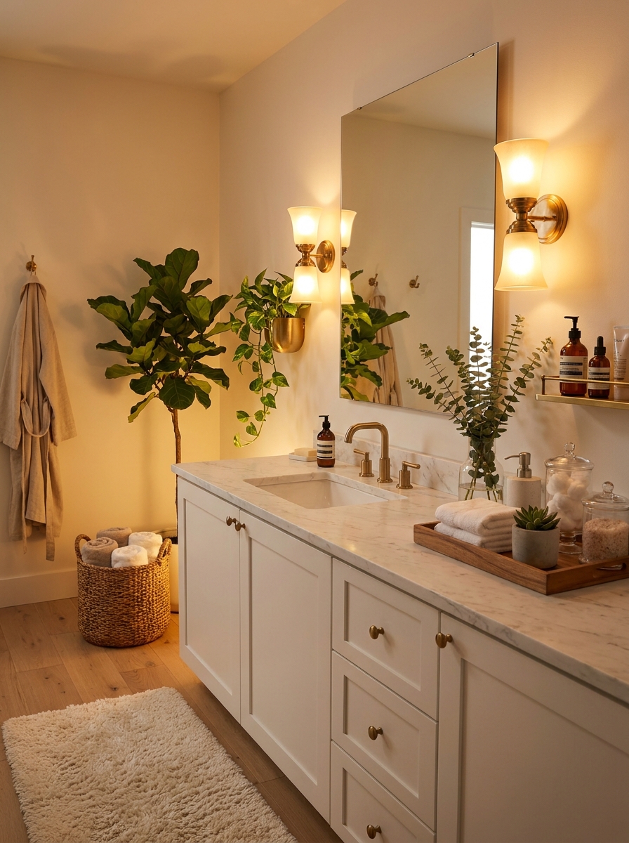 Bathroom Sconces for That Spa Feeling