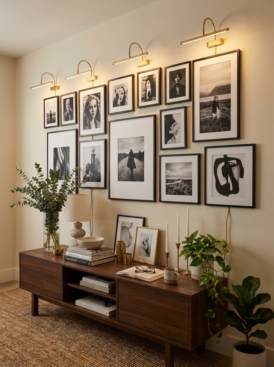 Picture Lights for Your Gallery Wall